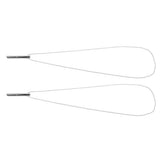 2PCS Stress Anxiety Relief Necklace Stainless Steel Mindful Breathing Exercise Device Whistle Pendant for Meditation Relaxation Calming Down
