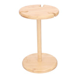 Wine Glass Cup Holder Bamboo Wood Goblet Wine Glass Hanging Drain Rack Living Room Dining Room - Low Angle