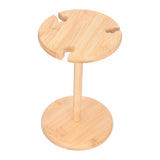 Wine Glass Cup Holder Bamboo Wood Goblet Wine Glass Hanging Drain Rack Living Room Dining Room