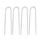 4 Pcs U Shaped Nail Tent Ground Staple High Hardness Stainless Steel Garden Pegs Securing Lawn Supplies