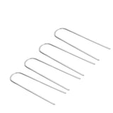 4 Pcs U Shaped Nail Tent Ground Staple High Hardness Stainless Steel Garden Pegs Securing Lawn Supplies - Low Angle