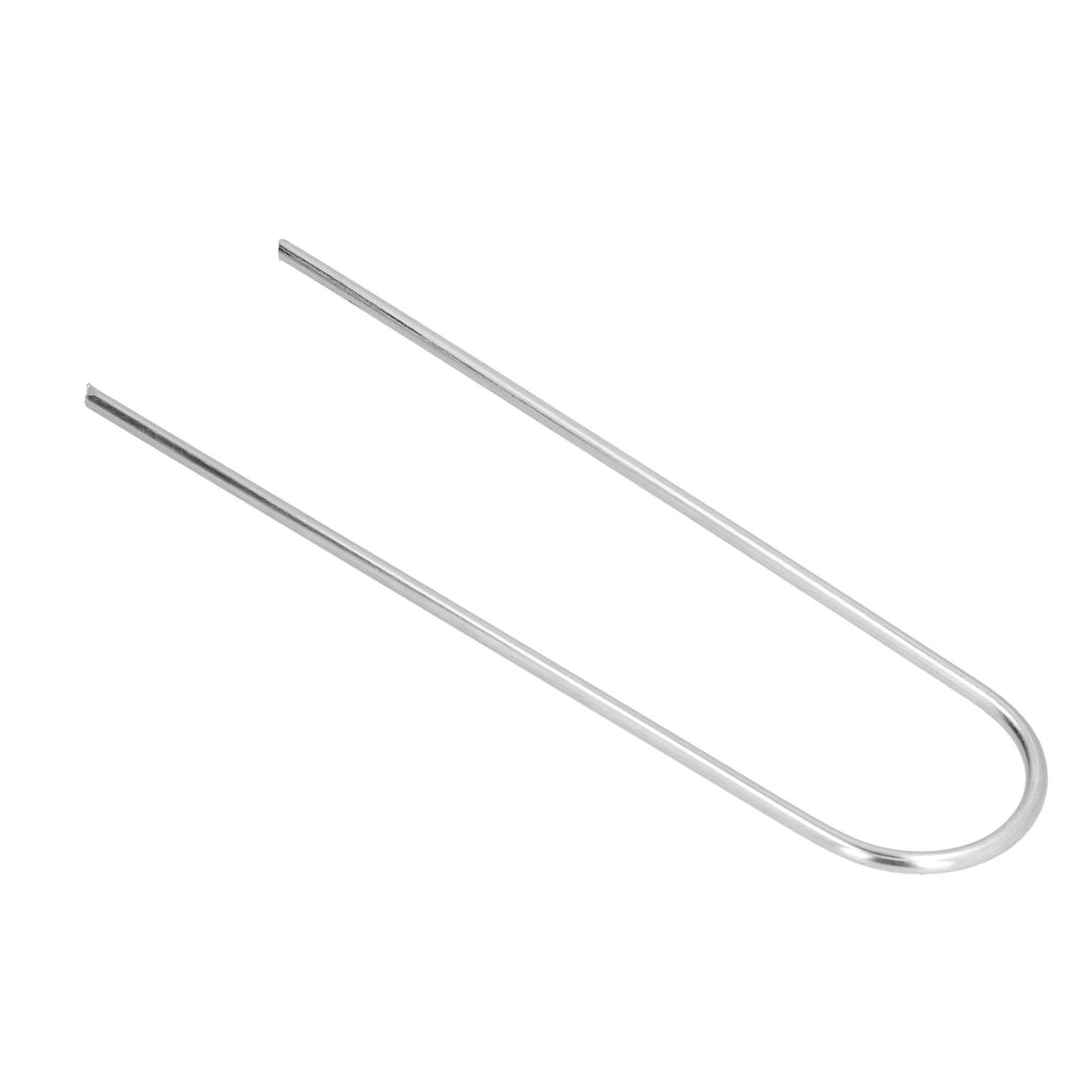 4 Pcs U Shaped Nail Tent Ground Staple High Hardness Stainless Steel Garden Pegs Securing Lawn Supplies