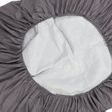 Mattress Cover Waterproof Dustproof Skin Friendly Cotton Insert Design Bed Fitted Sheet Protector for Children Elderly People Bedding Products Gray 135x190cm / 53.1x74.8in 45cm / 17.7in - Extra Image