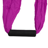 Aerial Yoga Swing Set Polyester Cotton Adjustable Improve Flexibility Yoga Hammock for Physical Exercise Purple