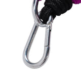 Aerial Yoga Swing Set Polyester Cotton Adjustable Improve Flexibility Yoga Hammock for Physical Exercise Purple - Extra Image