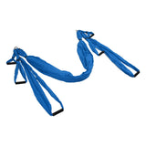 Aerial Yoga Swing Set Polyester Cotton Adjustable Improve Flexibility Yoga Hammock for Physical Exercise Dark Blue