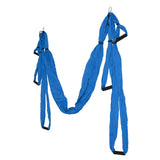 Aerial Yoga Swing Set Polyester Cotton Adjustable Improve Flexibility Yoga Hammock for Physical Exercise Dark Blue
