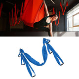 Aerial Yoga Swing Set Polyester Cotton Adjustable Improve Flexibility Yoga Hammock for Physical Exercise Dark Blue - Extra Image