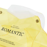 Tissue Container PVC Fashion Desktop Napkin Storage Case Box for Car Home Living RoomYellow