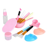 Face Mask Tool Kit Facial Treatment Set Mask Mixing Bowl Spatula Spray Bottle Face Brush