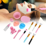 Face Mask Tool Kit Facial Treatment Set Mask Mixing Bowl Spatula Spray Bottle Face Brush