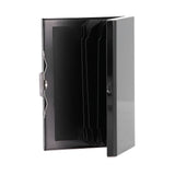 Credit Card Holder Protector Stainless Steel Credit Card Wallet Business Card Case for Men and WomenBlack