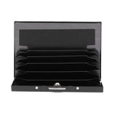 Credit Card Holder Protector Stainless Steel Credit Card Wallet Business Card Case for Men and WomenBlack