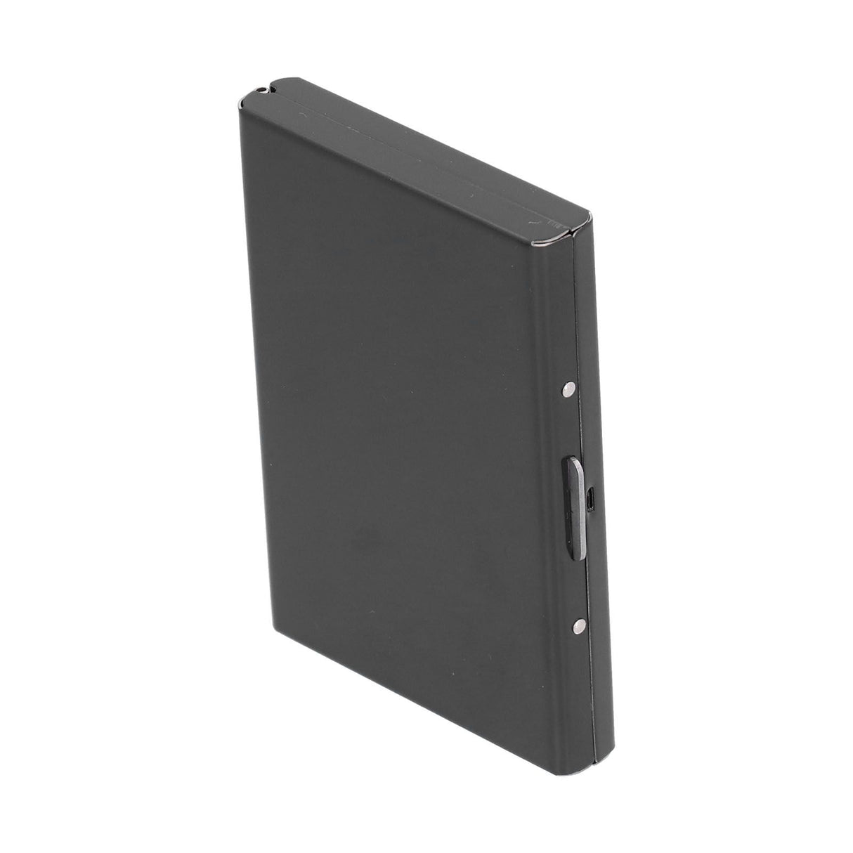 Credit Card Holder Protector Stainless Steel Credit Card Wallet Business Card Case for Men and WomenBlack