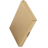Credit Card Holder Protector Stainless Steel Credit Card Wallet Business Card Case for Men and WomenGold - 45-Degree Angle