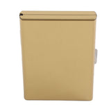 Credit Card Holder Protector Stainless Steel Credit Card Wallet Business Card Case for Men and WomenGold - Close-Up Angle