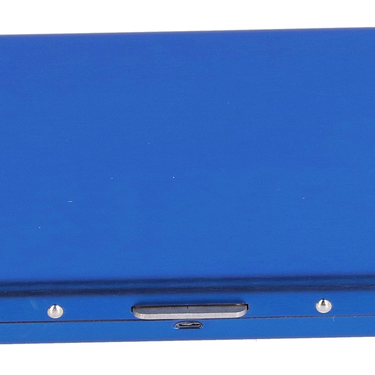 Credit Card Holder Protector Stainless Steel Credit Card Wallet Business Card Case for Men and WomenBlue