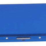 Credit Card Holder Protector Stainless Steel Credit Card Wallet Business Card Case for Men and WomenBlue