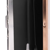 Credit Card Holder Protector Stainless Steel Credit Card Wallet Business Card Case for Men and WomenRose Gold