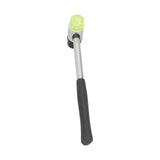 Mini Hamme Double Sided Rubber Nylon Hammer Hand Tool with Non Slip Handle for Household Jewelry Craft - Rear View