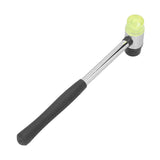 Mini Hamme Double Sided Rubber Nylon Hammer Hand Tool with Non Slip Handle for Household Jewelry Craft
