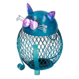 Coin Box Cat Animal Decoration Wrought Iron Handmade Money Saving Box Birthday Gift