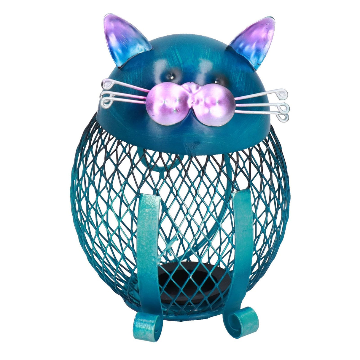 Coin Box Cat Animal Decoration Wrought Iron Handmade Money Saving Box Birthday Gift