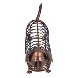 Wine Cork Jar Home Metal Cork Storage Tank Home Decoration Crafts for Living Room - Top-Down View