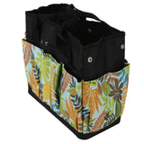 Garden Tool Bag Flower Printing Multifunctional Portable Gardening Storage Bag Tote Bag with Pockets