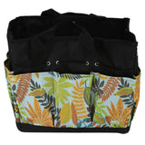 Garden Tool Bag Flower Printing Multifunctional Portable Gardening Storage Bag Tote Bag with Pockets - Extra Image