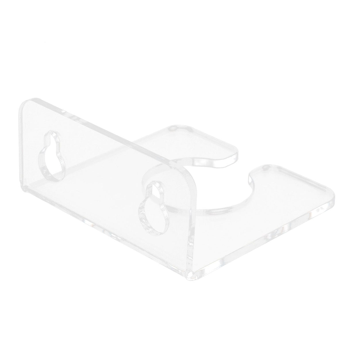 Bathtub Wine Glass Holder with Suction Cups Transparent Acrylic Portable Goblet Rack for Home Bathroom