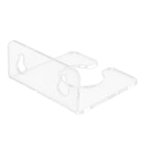 Bathtub Wine Glass Holder with Suction Cups Transparent Acrylic Portable Goblet Rack for Home Bathroom