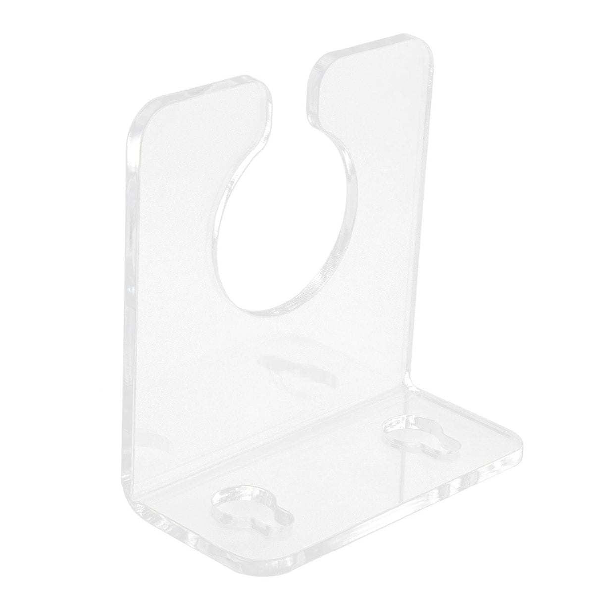 Bathtub Wine Glass Holder with Suction Cups Transparent Acrylic Portable Goblet Rack for Home Bathroom
