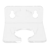 Bathtub Wine Glass Holder with Suction Cups Transparent Acrylic Portable Goblet Rack for Home Bathroom