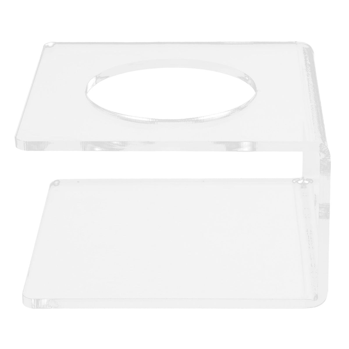 WallMounted Sword Rack Vertical Type Acrylic Display Stand Holder for Home Living Room Transparent
