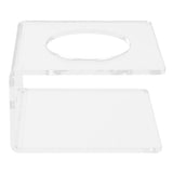 WallMounted Sword Rack Vertical Type Acrylic Display Stand Holder for Home Living Room Transparent