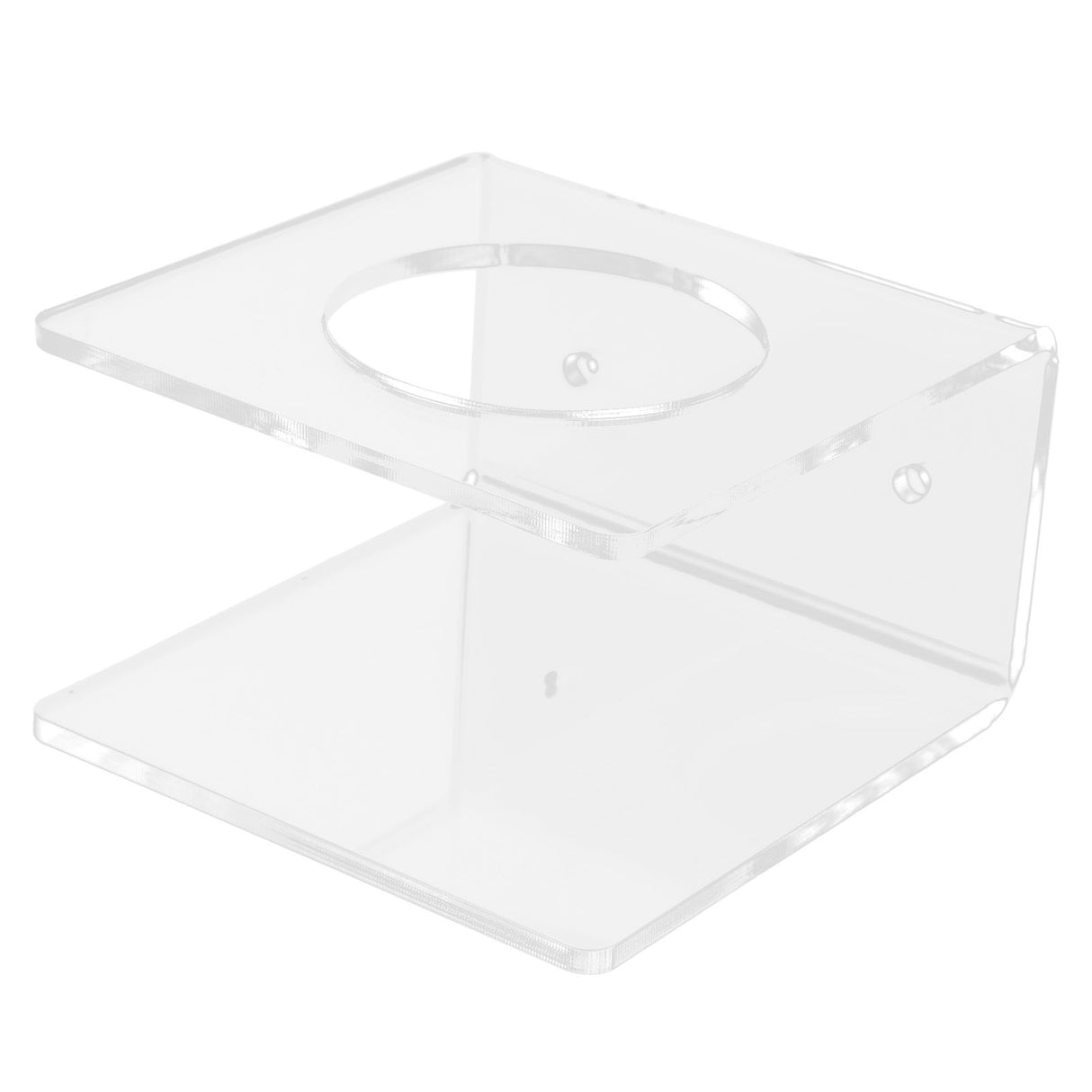 WallMounted Sword Rack Vertical Type Acrylic Display Stand Holder for Home Living Room Transparent