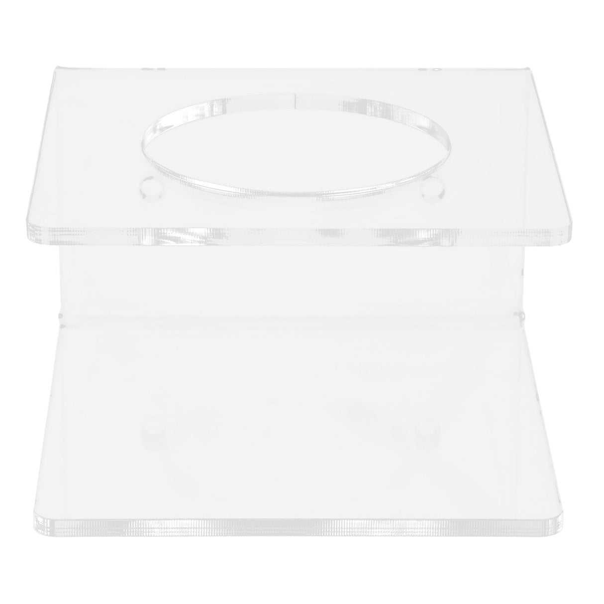 WallMounted Sword Rack Vertical Type Acrylic Display Stand Holder for Home Living Room Transparent