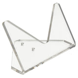 Skateboard Display Rack Stand Transparent Acrylic Wall Mount Hanger Holder for Home Office Use - Top-Down View