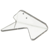 Skateboard Display Rack Stand Transparent Acrylic Wall Mount Hanger Holder for Home Office Use