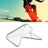 Skateboard Display Rack Stand Transparent Acrylic Wall Mount Hanger Holder for Home Office Use