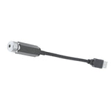 LED Roof Star Light Portable Romantic Car Sky Light USB Charging for Indoor OutdoorPurplish Blue - Low Angle