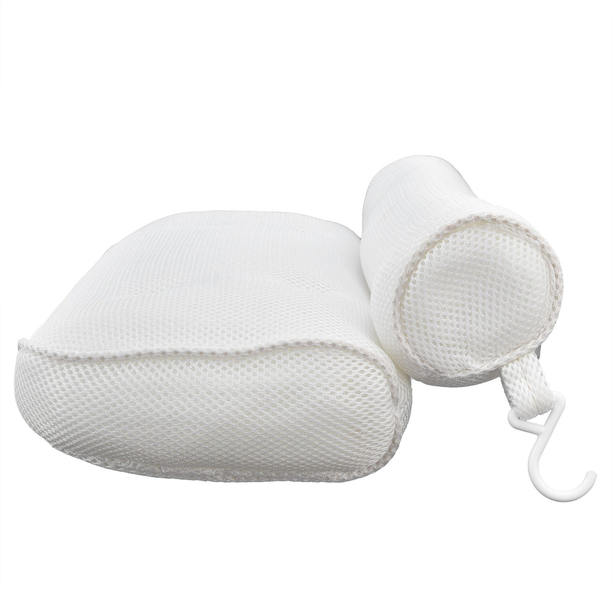 Mesh Bathroom Pillow Soft Comfortable Suction Cup Pillow Bath Tub Pillow for Shower Room