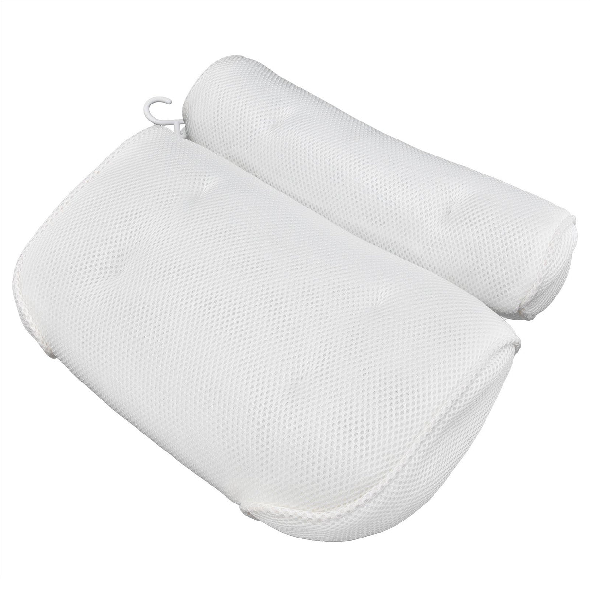 Mesh Bathroom Pillow Soft Comfortable Suction Cup Pillow Bath Tub Pillow for Shower Room