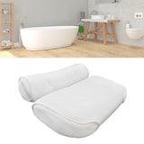 Mesh Bathroom Pillow Soft Comfortable Suction Cup Pillow Bath Tub Pillow for Shower Room - Extra Image
