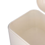 Milky White Bread Box Safe Odorless Large Capacity Anti Fingerprint Retro Tin Bread Box - Extra Image