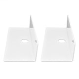 2Pcs Display Shelf Acrylic Perforation Free High Strength Wall Mount Shelf for Speaker Clock - 45-Degree Angle