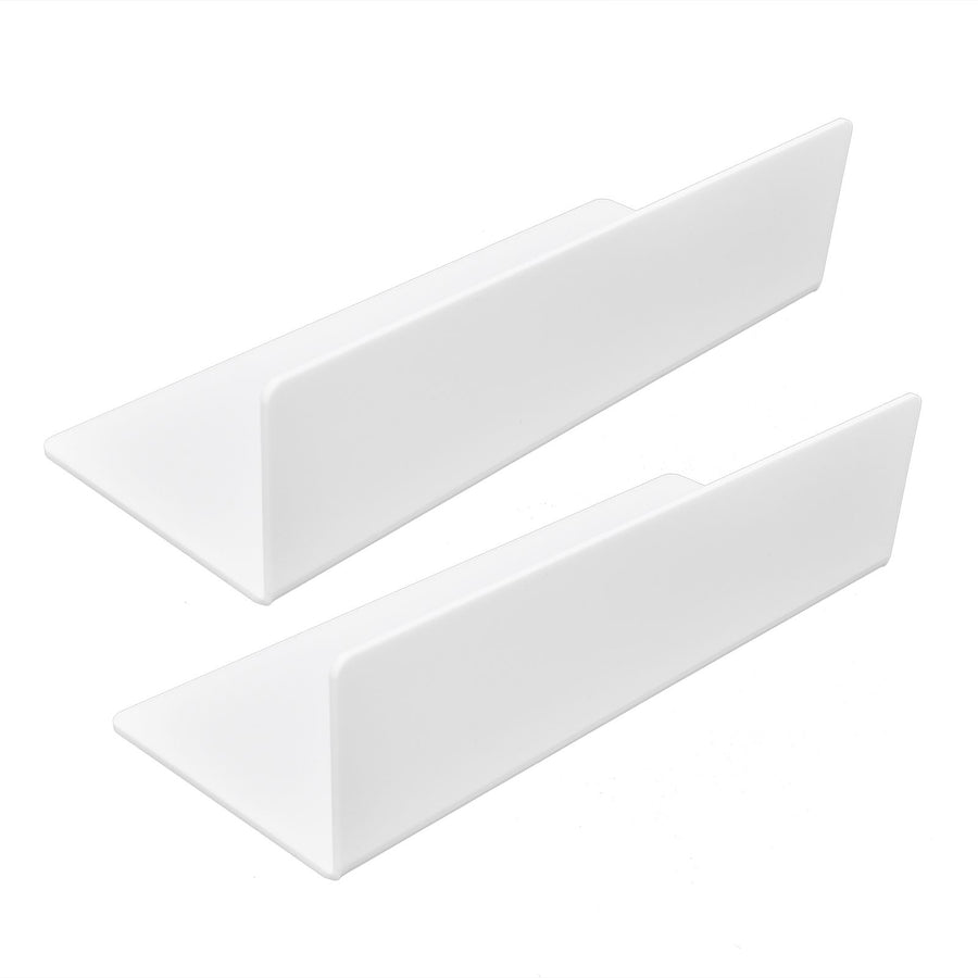 2Pcs Display Shelf Acrylic Perforation Free High Strength Wall Mount Shelf for Speaker Clock