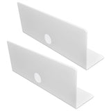 2Pcs Display Shelf Acrylic Perforation Free High Strength Wall Mount Shelf for Speaker Clock - Extra Image