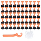 151PCS Tile Leveler Spacer Floor Tile Leveling System Reusable Wall Leveling System with Wrench